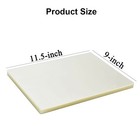 Letter Size 100 Pack 3 Mil Thermal Laminating Pouches Sheets 11 5   X 9  Inch