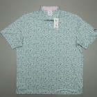 Puma X Ap Arnold Palmer Mattr Sketch Golf Polo Shirt Peaceful Blue  90