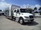 2027 International Mv607 Crew Cab W  Jerrdan 22ft Enclosed Clear Sided Towbox