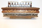 Antique 19th Century French Rosewood Flutina Accordion With Mother Of Pearl Keys