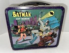 Vintage Batman And Robin Metal Lunchbox 1966 Aladdin Nice Graphics Original