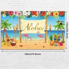Hawaiian Aloha Decoration  Extra Large Summer Luau Backdrop