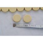 Bakelite Backgammon Checkers 1 25in Cream Butterscotch Marbled 24pc Vintage Set