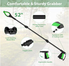52  Extra Long Grabber Reacher Tool  Foldable Reacher Grabber Pickup Tool With S