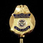 Cbp Officer Id Holder Gold Logo All Metal Id Reel