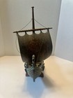Edward Aagaard Viking Ship Iron Art  Copenhagen Denmark Metal Danish