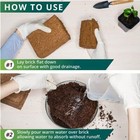 Coco Coir Brick 1 4 Lb Coconut Soil  Organic Natural Seed Starter - 5 Pack