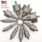 10 Size Hole Saw Cutter Tool For Steel Metal Alloy Carbide Tip Tct Drill Bit Set