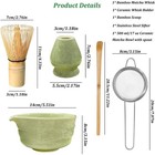 Matcha Whisk Set Gift Box - Matcha Set With Whisk And Bowl  5 Pcs Matcha Kit Inc