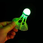 Led Luminous Badminton Shuttlecock Night Glow Windproof Durable Plastic Balls