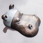 Hippopotamus Hippo Bathing Beauty Head W Swim Cap Uk Design Gift Boxed