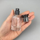 4pcs - Empty Refillable Travel Glass Perfume Bottle With Spray Atomizer 30ml