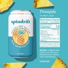 Spindrift Pineapple Sparkling Water Can 12 Ounce Pack Of 24 