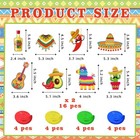 Mexican Fiesta Decorations  24 Pcs Hanging Swirl - Cinco De De Mayo 