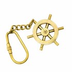 Keychain Brass Maritime Ship Navigation Wheel Nautical Accessory Christmas Gift