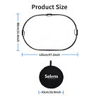 5 In 1 Photo Studio Multi 47 x31  Collapsible Oval Light Reflector Photography 