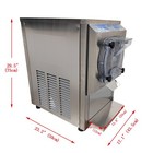 18-25l h Frozen Hard Ice Cream Machine Commercial Gelato Yogurt Maker Desktop