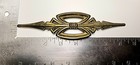 Vintage Art Deco Brass Bow Pull Drawer Cabinet Hollywood Regency
