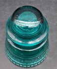 Vtg Aqua  blue green   Hemingray 42 Glass Insulator Made In Usa