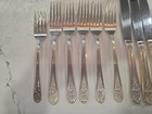 Vintage Wm Rogers Aa International Silver Jubilee Silver Plate 20pc Floral