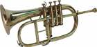 Flugel Horn Bb 4 Valve Brass Trumpets For Free Hard Case Mouthpiece Flugelhorn