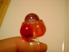 Vintage  1960 s   1970 s  Lucite Ring Hemisphere - Hippie - No Res
