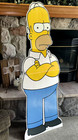 Rare 2002 Homer Simpson Cardboard Tv movie Advertisement Life Size Cut-out