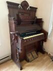 Antique J  Estey   Co  Pump Organ Brattleboro Vt  Vox Humana Tremolo 1865 