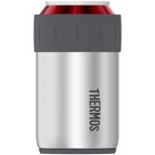 Thermos 12 Oz  Insulated Stainless Steel Beverage Can Insulator - Silver gray