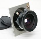 Schneider Super-angulon 8 90mm Mc Lens W  Linhof Technika Recessed Board  Tested