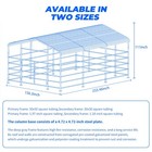 13x20ft Galvanized Livestock Shelter Metal Cattle Shed Steel Barn Horse Goat