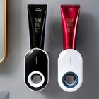 Wall Mounted Automatic Toothpaste Dispenser Hands Free Squeezer Holder No Drill