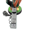 Vintage Polyconcept Golf Bag Novelty Landline Telephone Green Brown Decor