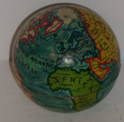 Rare Antique 1910s  World Globe Made In Germany Canada As  british Dominion 1 5 