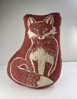 Plum   Bow Decorative Throw Pillow Fox Printed Plush Pillow Nursery Children   s