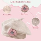 Little Girls Beret Hat Winter Warm Beanie Cap Toddler French Style Knit Hat B   