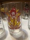 Mcdonald   s Vintage Collector Action Series 1977 Complete Set Of 6 Glasses Euc