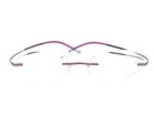 Silhouette 7581 Eyeglasses Frames 6054 Purple     17-140 Titan M885