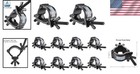 10pcs  Certified Heavy Duty 165lb Truss Light Clamps For Stage Lighting