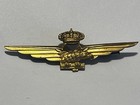 Original Ww2 Italian Pilot Wingfull Size With Facio Intact Well Marked