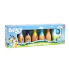 Wooden Bowling Set     Skittle Game With 6 Character Wooden Bowlingskittles
