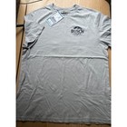 New Mens Busch Light Beer T-shirt Labrador Dog Cotton Polyester Grey Size Large