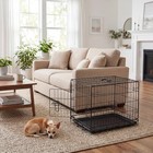 Small Dog Crate 18 Inch Foldable Single Door Cage Pet Kennel