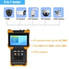 Rsrteng Cctv Camera Tester Ip Network Test Onivf Monitor T71 Cvi Tvi Ahd Cvbs