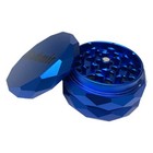 Kashmir Herb Tobacco Grinder Pocket-sized 4 Pcs 2 3  Aluminum Metal Crusher Blue