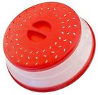 Microwave Food Cover Splatter Proof Vented Collapsible Kitchen Cooking Lid