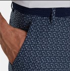 Footjoy Micro-floral Print Lightweight Woven Short Men s 40  Navy Gray 10  Nwt