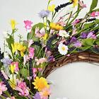 Spring Artificial Flower Wreath Front Door Wall Garland Home Party Decor Best