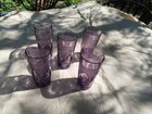 Cristal D arques Durand Antique Amethyst Glass Tumblers 6 25    France Set Of 5