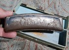 Vintage Curved German Hohner Harmonica With Box Lieblinge